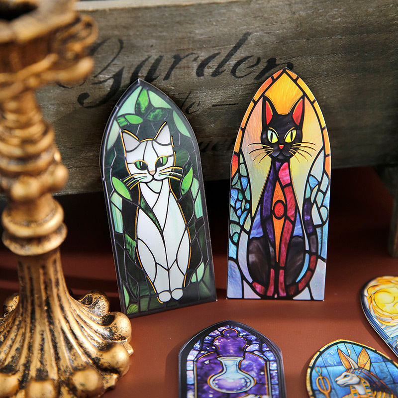 Mu teñido conchas de animales marcadores de luz de la serie de ventanas de canto de libros de mano materiales decorativos marcadores de lectura de estudiantes