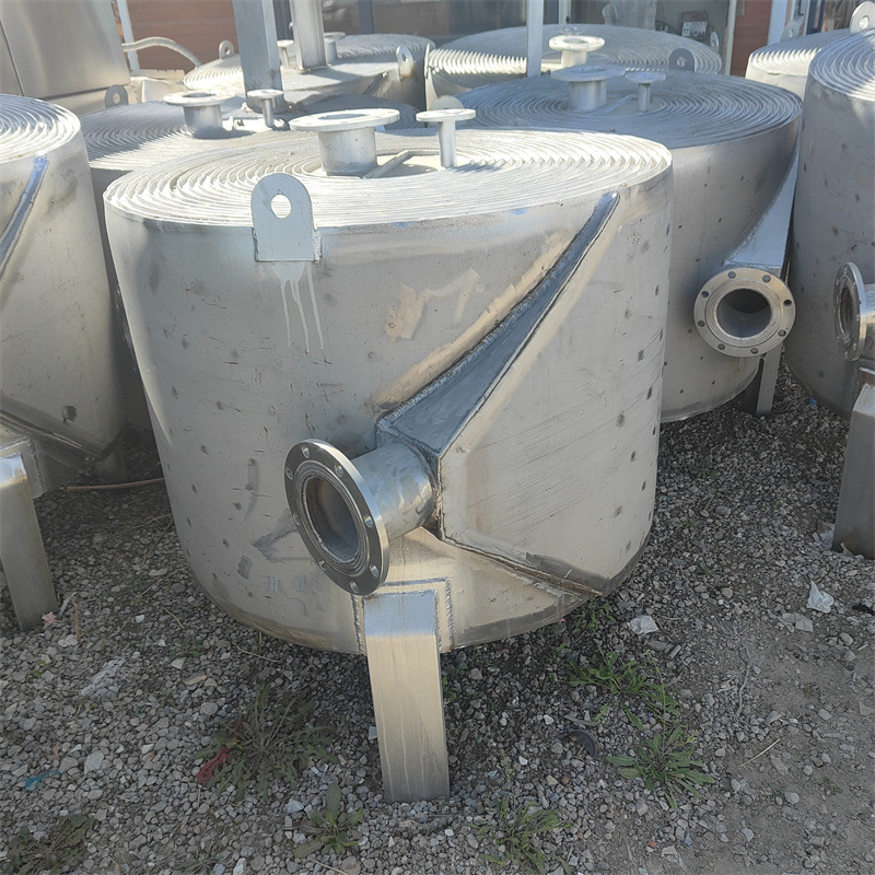 收购二手螺旋板换热器 内循环真空换热装置 不锈钢化工换热设备