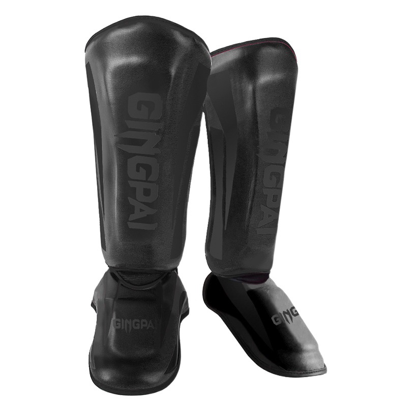 Muay Thai leg guard Sanda fight foot back shin guard boxing thickened fighting protective gear ankle guard taekwondo leg guard