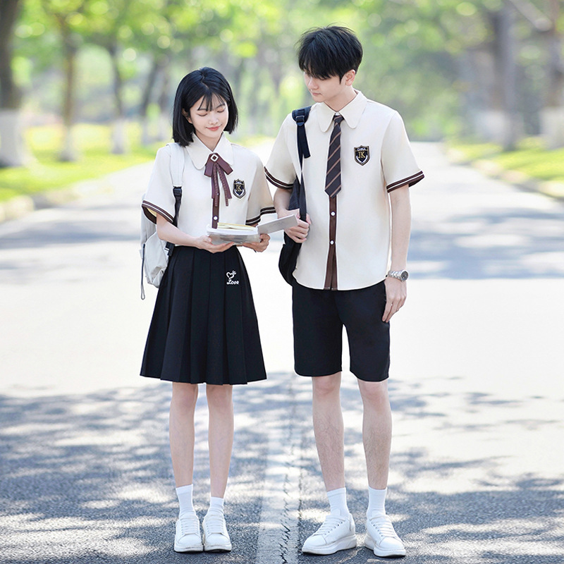 Chorus Competition Recitation Performance Class Uniforms College Style Junior High and High School Student Graduation Season Sports Meeting School Uniform Set