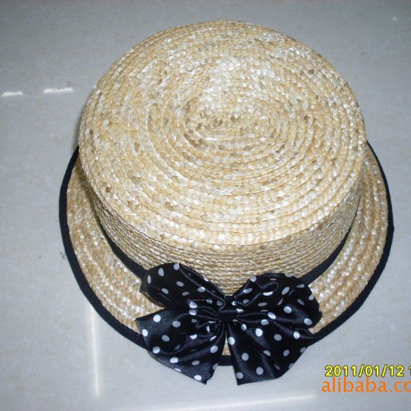 供应各种时尚平顶帽 大沿帽  遮阳帽  纸草帽 农用草帽草帽等