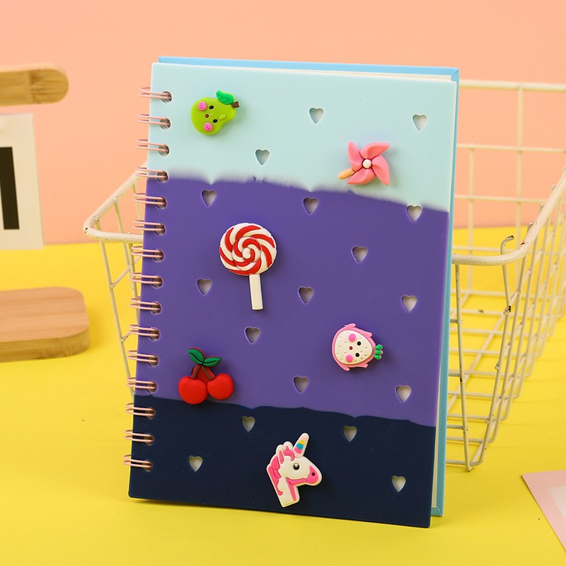 Cuaderno de silicona de suministro transfronterizo, planificador DIY de hojas sueltas, juego de cuadernos A5, planificador creativo personalizado.