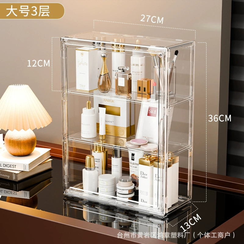 Wall-mounted Storage Box Shelf Rack Acrylic Clear from Yomiego