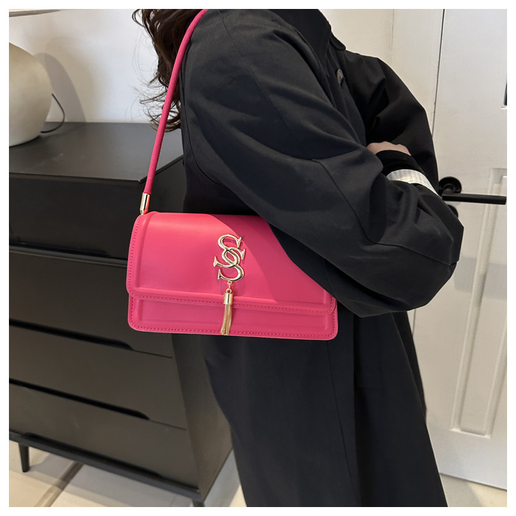 Personalized and Minimalist High-quality and Versatile Korean Version Bag for Women's Bag 2024 Spring New Car Sewn Single Shoulder Underarm Handbag_voghion.com