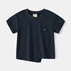 Children's short sleeve T-shirt, summer clothing for boys, solid top, wholesale, Korean style, children's clothing