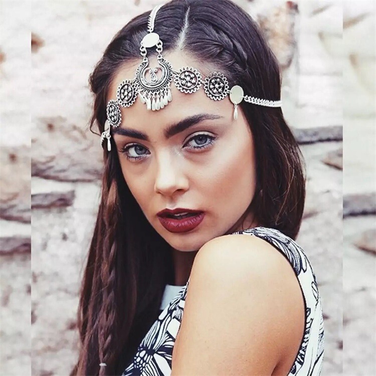 Bohemian Headwear Retro Hair Headwear Headwear Antique Hair Band Ancient Dress Elf Exotic Fairy Wedding Dress Western Regions Bohemian Headwear Retro Hair Headwear Headwear Antique Hair Band Ancient Dress Elf Exotic Fairy Wedding Dress Western Regions