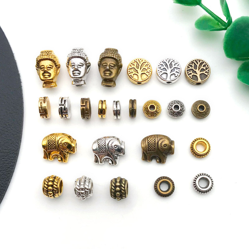 Cross-Border DIY Bracelet Beads, 1 Alloy Ufo Elephant Spacer Bead, Buddha Bead Spacer, Loose Beads Manufacturer Cross-Border DIY Bracelet Beads, 1 Alloy Ufo Elephant Spacer Bead, Buddha Bead Spacer, Loose Beads Manufacturer