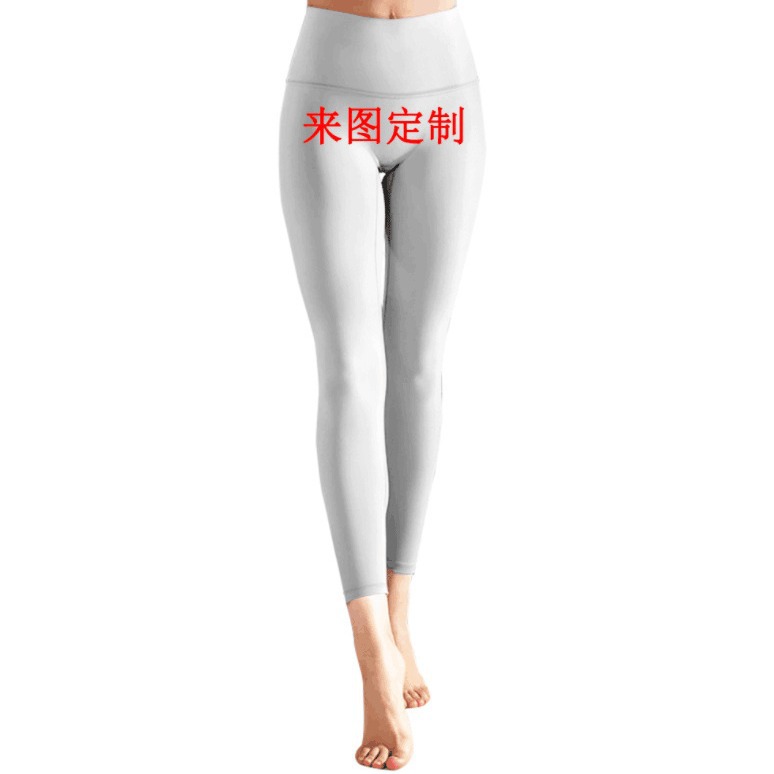 2024 leggings de yoga de fitness con estampado digital transfronterizo sexy glúteos mujeres ejercicio pies pequeños pantalones elásticos recortados