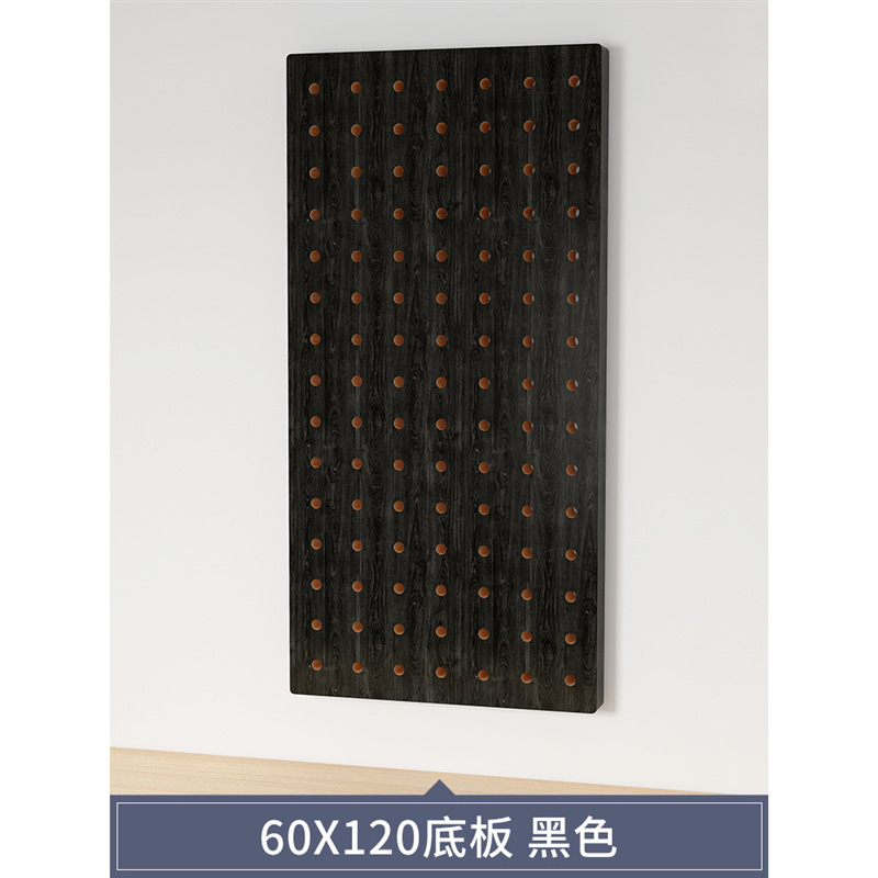 穴の穴の板の置物の棚は板の壁の展示棚を掛けます。|undefined