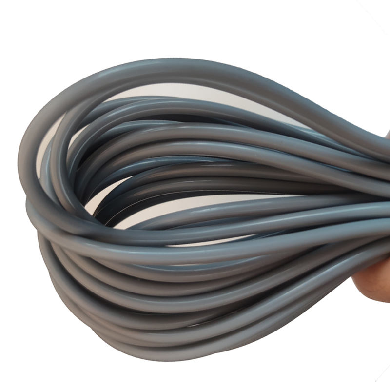 Tubo de silicona gris resistente a altas y bajas temperaturas de grado alimenticio tubo de guía aislante tubo de manguera de cocina diámetro interno 2 * 3 * 4 image 2