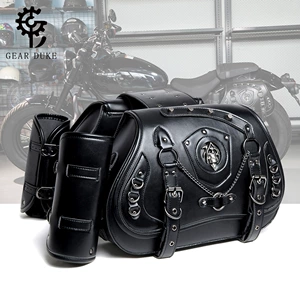 Harley kruiz avadanlığı, motosiklet yan çantası, cəngavər lokomotiv asma çantası