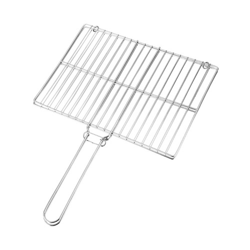 Grilled fish clip household outdoor multi-functional rectangular stainless steel barbecue net clip tool suitable for all kinds of meat and vegetables