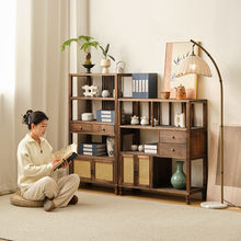 斗柜实木美式收纳储物柜餐边柜客厅靠墙小柜子置物柜酒碗柜五斗柜