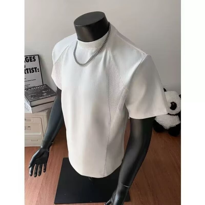 Men's Premium Heavyweight T-shirt With Structured Shoulder Design_voghion.com