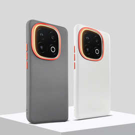 适用iqoo15手机壳磁吸IQOO15金属镜头圈轻奢高级感全包边防摔外壳