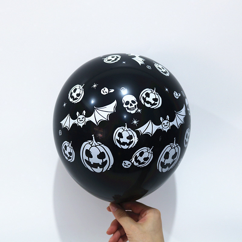国境を越えた売れ筋のハロウィーンバルーンカボチャコウモリラテックスバルーンパーティーレイアウトお祭り雰囲気の小道具|undefined