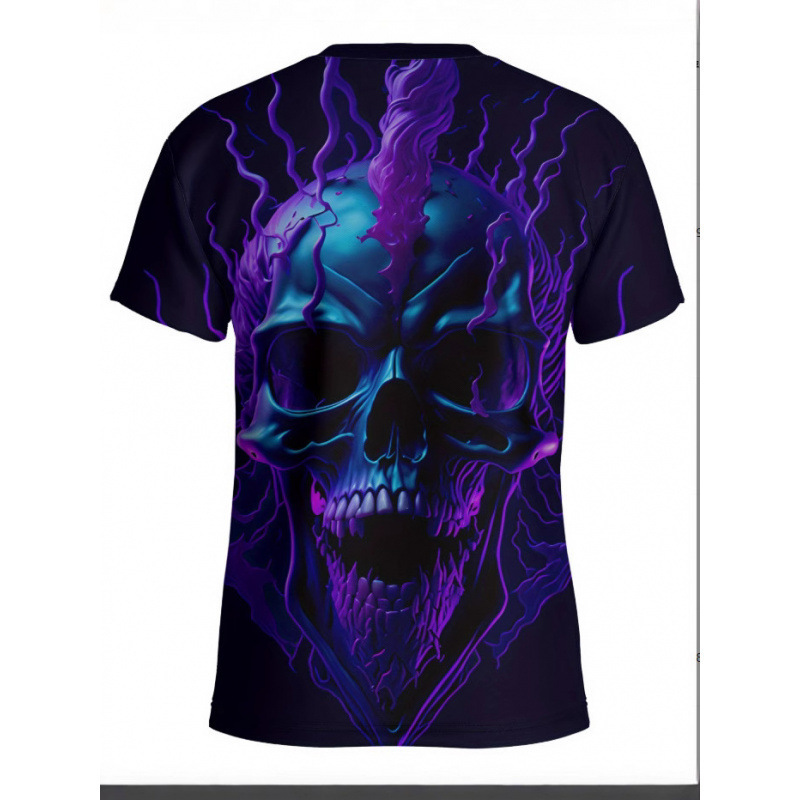 ホット販売漫画プリント半袖メンズ大きいサイズラウンドネック Tシャツルーズトップソース|undefined