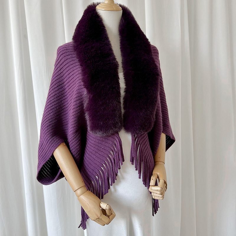 Bufanda de las mujeres Otoño e Invierno color sólido cachemir-como todo fósforo de las mujeres chino rojo largo otoño e invierno cálido grueso chal de lana