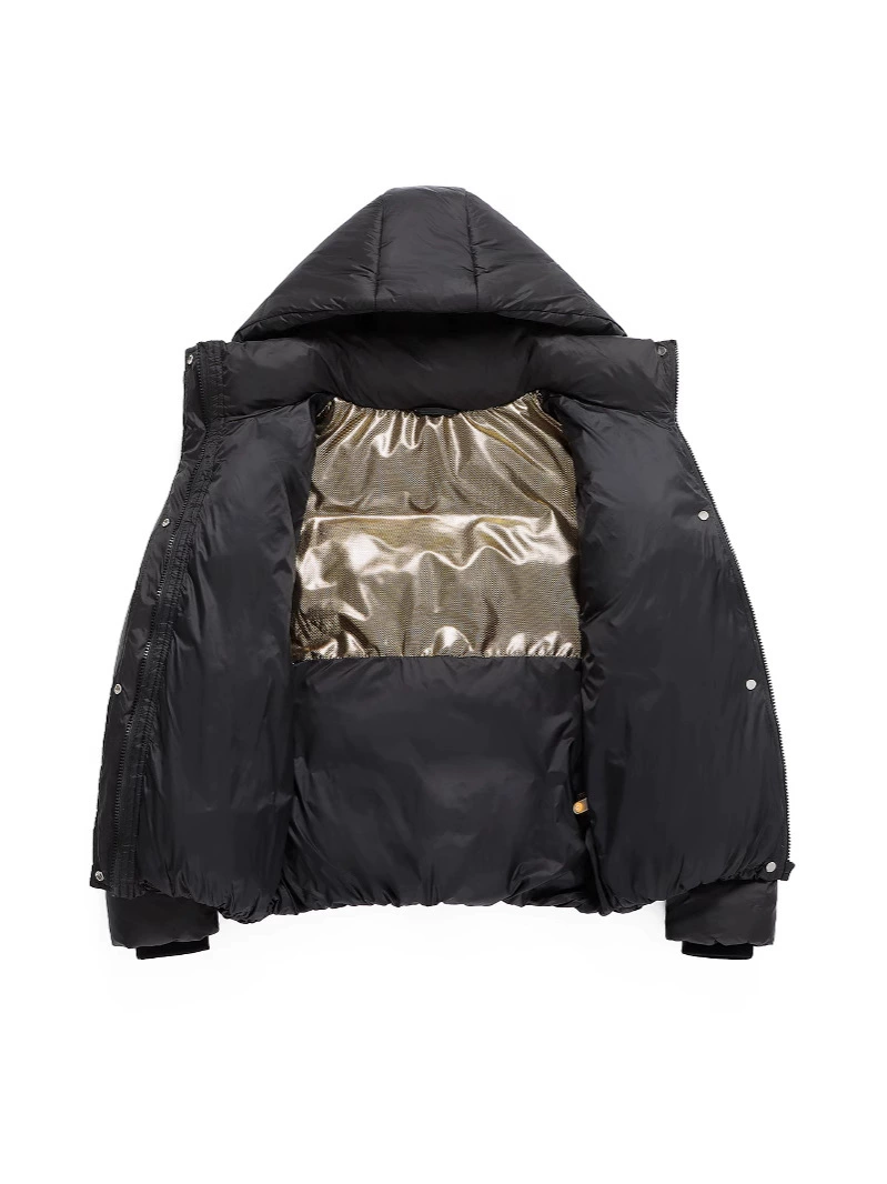 Short velvet down jacket, high-end, duck down
