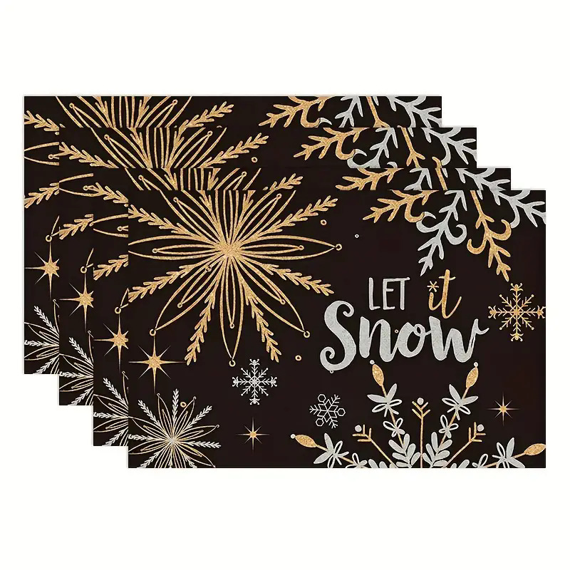 Transfronterizos lino almohadilla de mesa Aliexpress TEMU Amazon almohadilla de mesa cuadrada búfalo rojo almohadilla de Navidad Día de la Independencia