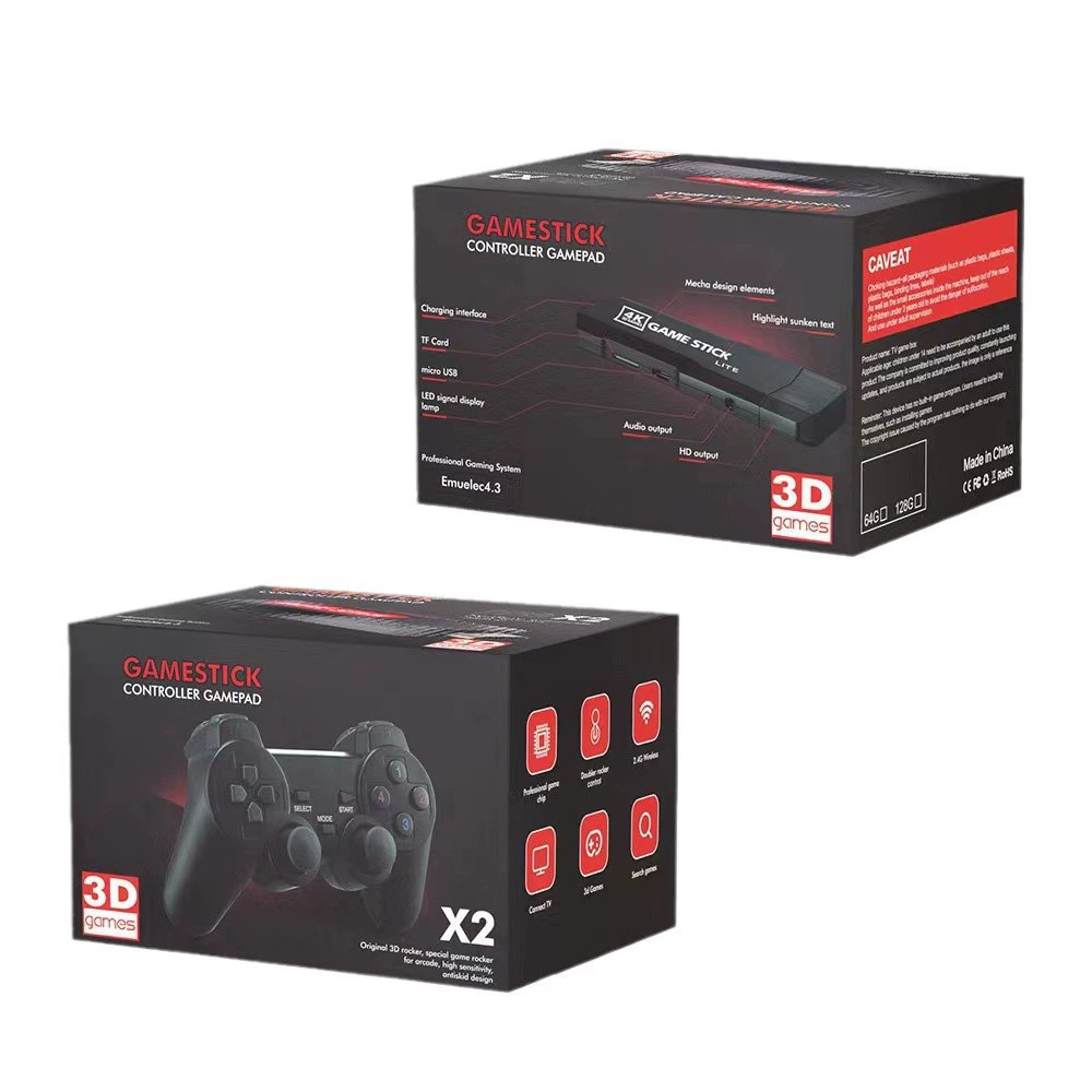Кросс-граничный игровой набор GD10-X2 ТВ-игровая приставка для дома, 4K HD, 2.4G беспроводная, классическая игра консоль
