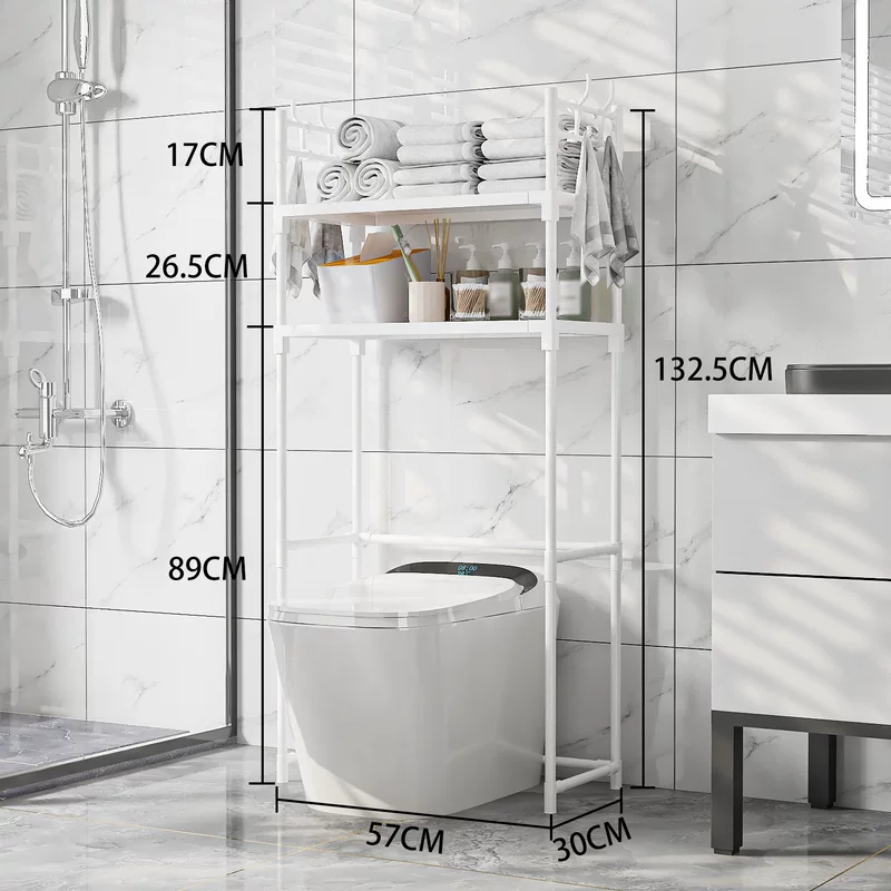 Toilet for laundry, plastic storage system, simple and elegant design