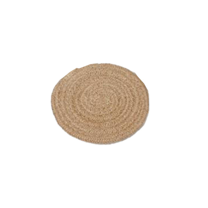 Posavasos de cuerda de algodón yute redondo de 12 cm