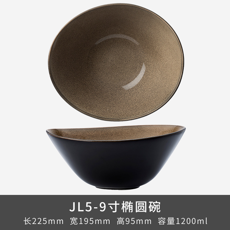 Transfronterizos LZ LICang cerámica cubiertos de ensalada de frutas de lujo ligero platos de arroz tazas de té caseras