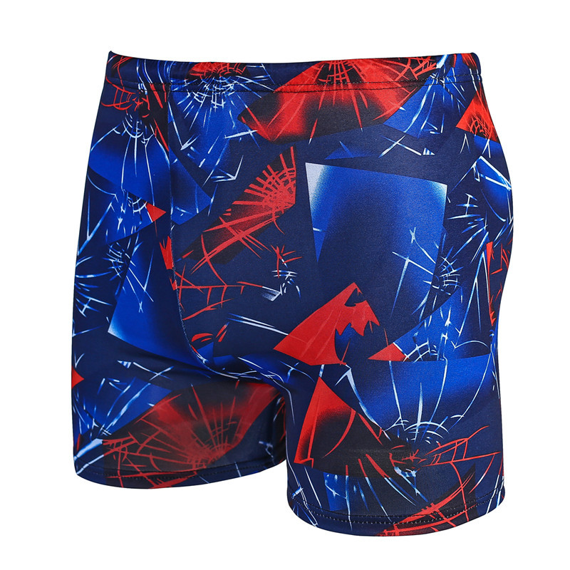 Fábrica al por mayor de los hombres de natación de los troncos de la piscina de aguas termales de color con cordón más tamaño gordo boxeador de los hombres traje de baño