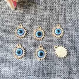 跨境天使之眼金属饰品配件diy单吊点钻配饰饰品辅料配件厂家直销