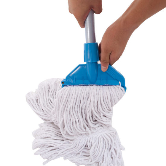 White Cloud AF01051 wax mop household hotel cleaning cotton yarn absorbent mop row mop wet and dry removable and washable