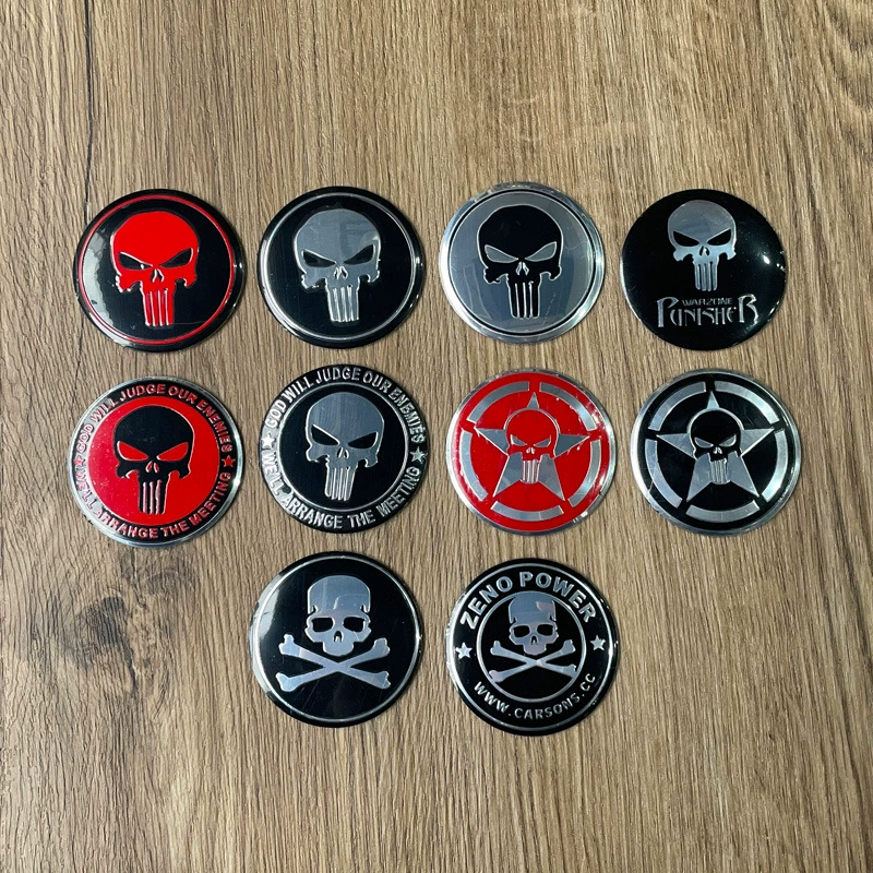 Модифицированная крышка колеса с черепом, центральная крышка, маркировка, крышка шин, логотип, алюминиевая изогнутая крышка колеса 56 мм, маркировка