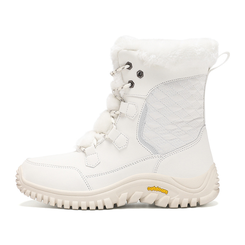 Zapatas de montaña transfronterizas, botas de nieve al aire libre, zapatas de esquí impermeables a prueba de frío, equipos de viaje de -40 grados para hombres y mujeres