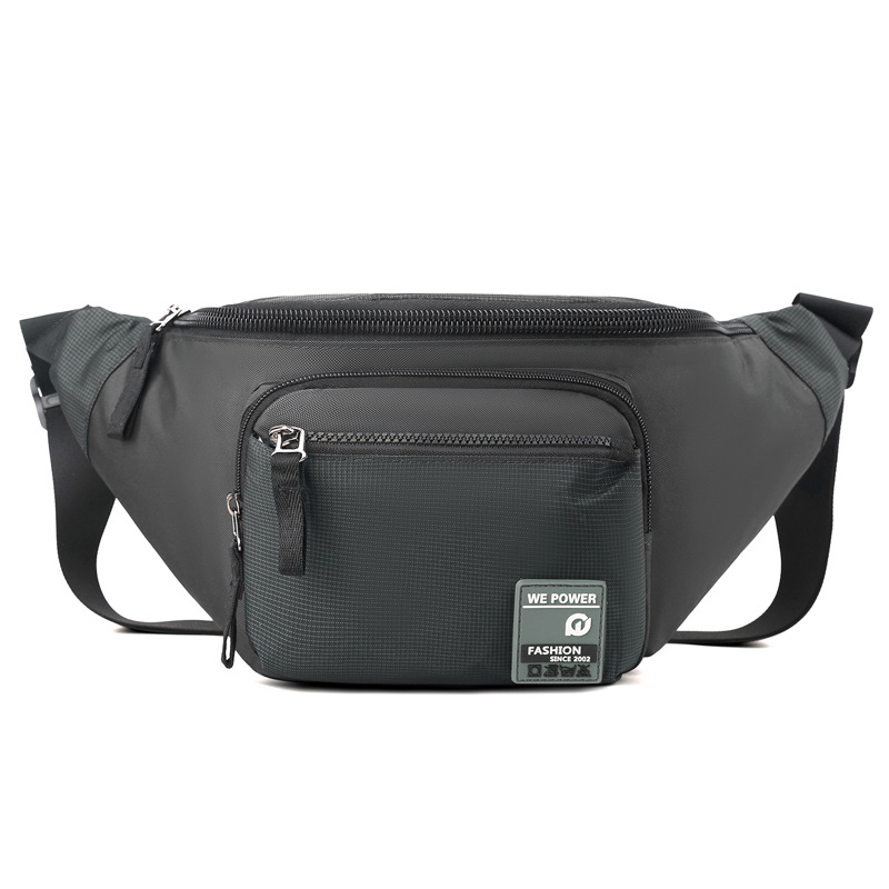 WEPOWER nuevo tipo de mochila de hombro simple casual bolso de cintura deportivo al aire libre bolso de pecho de tendencia de negocios para hombres