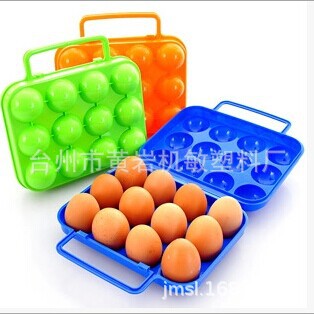 12格鸡蛋盒保护盒防水防震防破碎12格便携鸡蛋盒 12格塑料鸡蛋盒