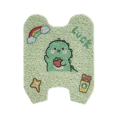 Motorcycle Waterproof Silk Ring Pad Pad — Electric vehicle foot mat - strawberry-dinosaur-mavericks-f200