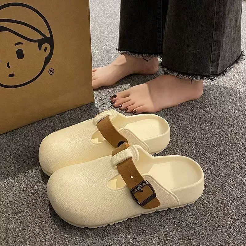 Женские сабо Baotou закрытые, в стиле Birkenstock, водонепроницаемые и комфортные, размеры 36–41