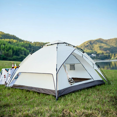 Avtomobil dam çadırları — Sun Protection and Rainproof Tent - true-double-quicksand-gold-single-tent