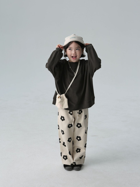 BOBOKIDS Autumn Japanese velvet children's sweatshirt for men and…