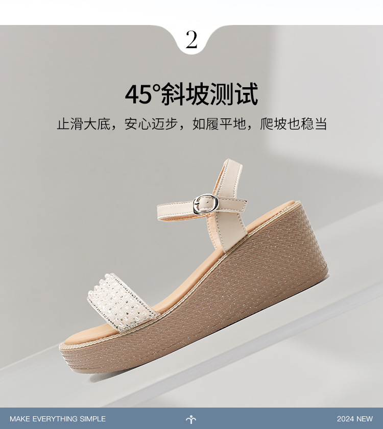 Giày cao gót gót xuồng đính đá nữ phong cách Hàn Quốc, tôn dáng — M582 Màu mơ chi tiết 6