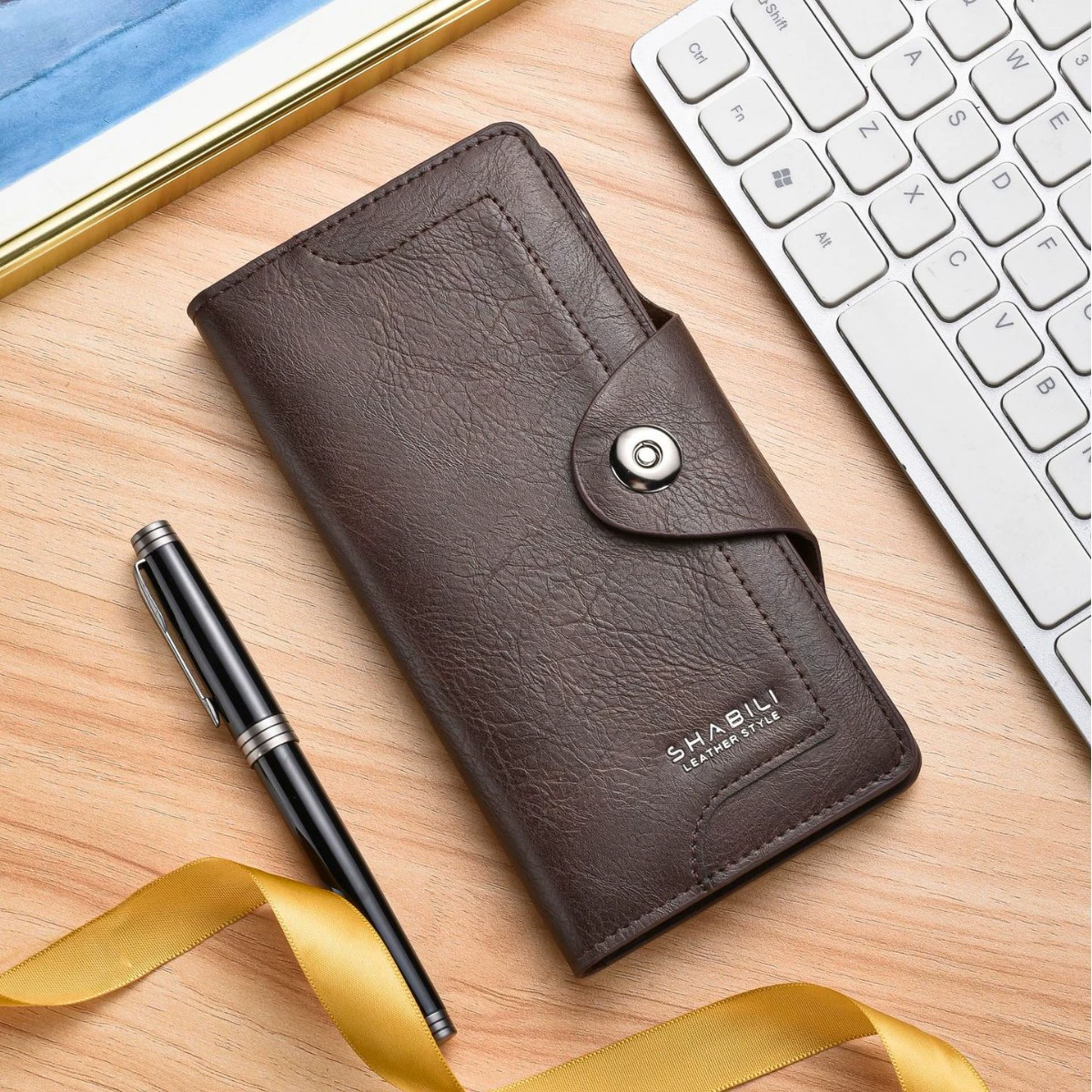 Кошелек мужской ультратонкий клатк мужской деловой кошелек длинный кошелек мульти-карта