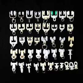 窗帘滑轮 窗帘配件轨道滑轮 老式直轨弯轨轮子走珠滚轮 厂垒德株