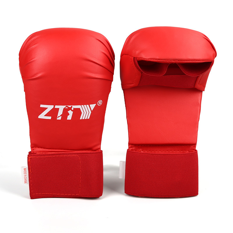Fábrica directa de ZTTY guantes de Karate guantes de boxeo guardia de la mano niños adultos entrenamiento profesional competencia guardia de la mano