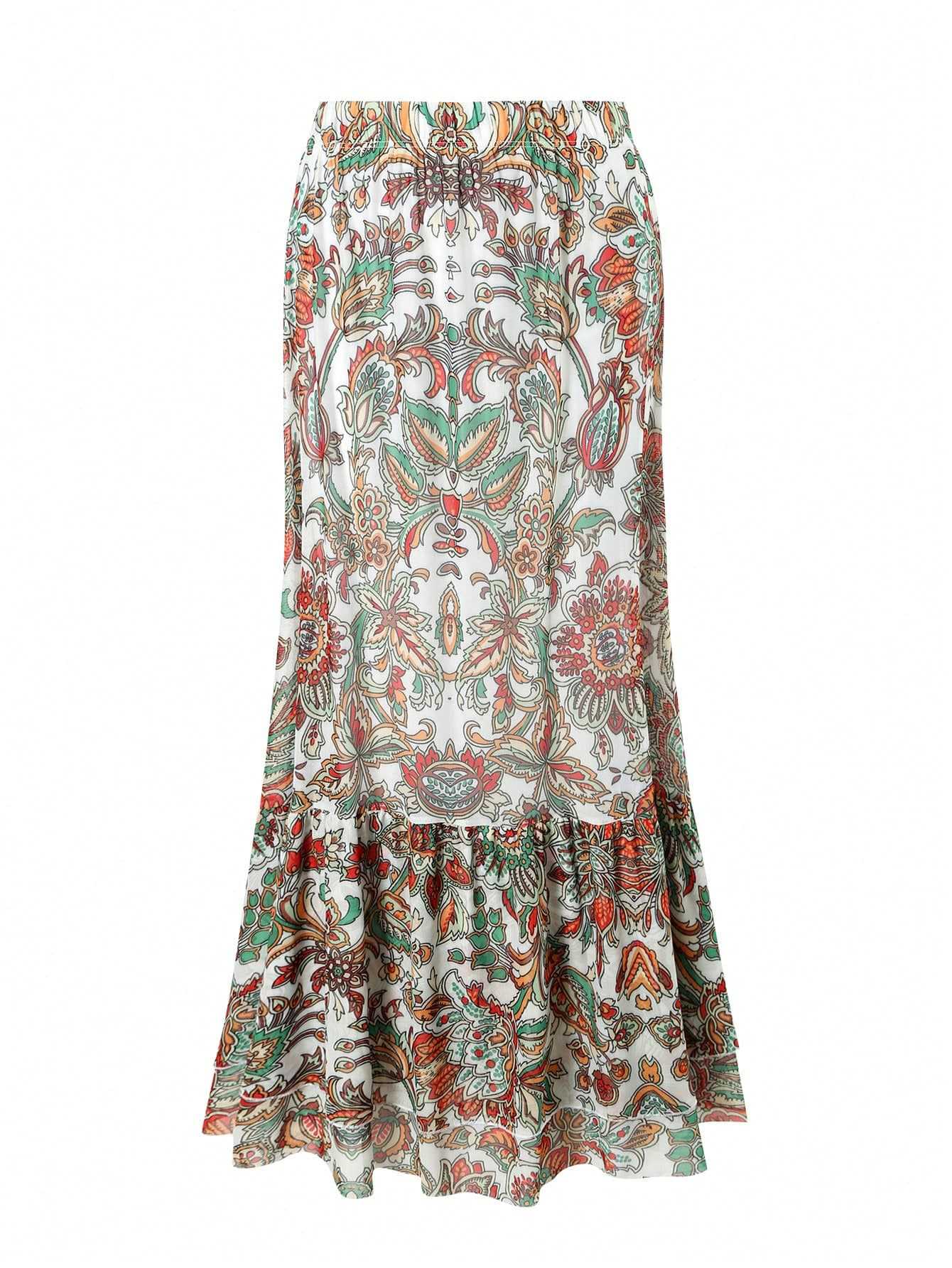 ethnic style one-piece swimsuit women