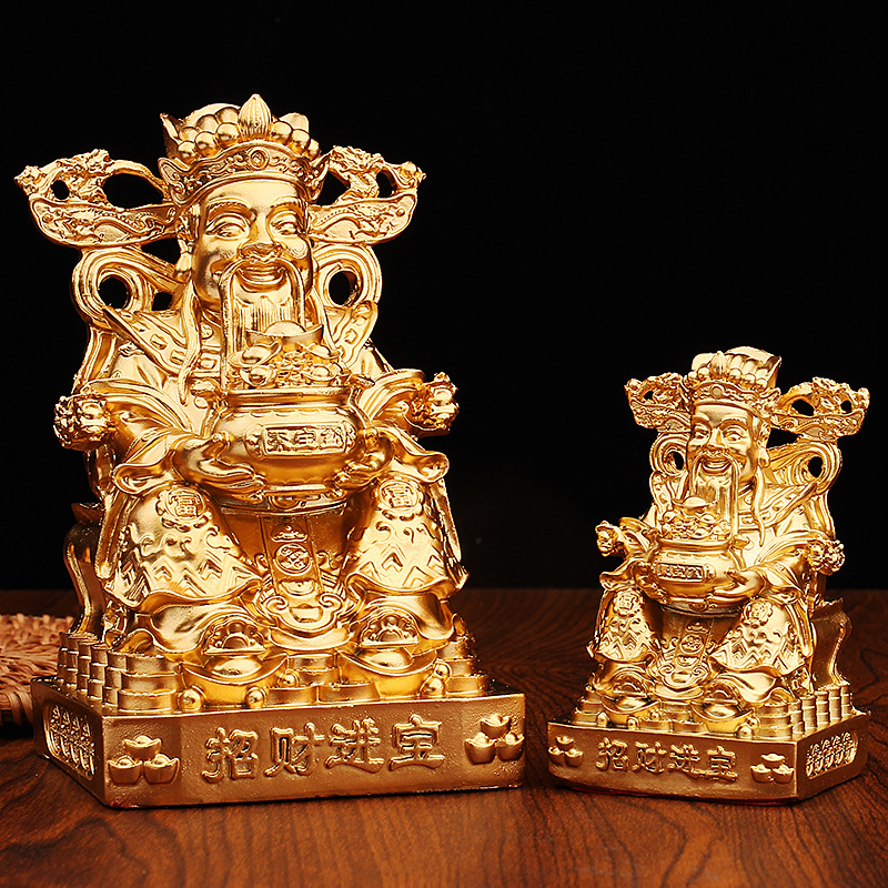 合金树脂新款座椅财神工艺品客厅家居公司办公室装饰品乔迁礼品
