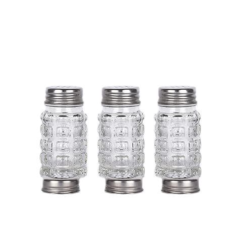 Creativo al aire libre parrilla frasco de vidrio de cocina condimentar frasco de pimienta frasco de sal frasco de condimentos transfronterizos
