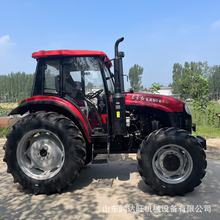 新款圆头东方红LX904农用四轮车 LY1004拖拉机四缸四驱开沟犁地机