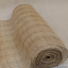手工夏布苎麻布料桌旗茶席漆艺胎麻布玄关门帘装饰面料