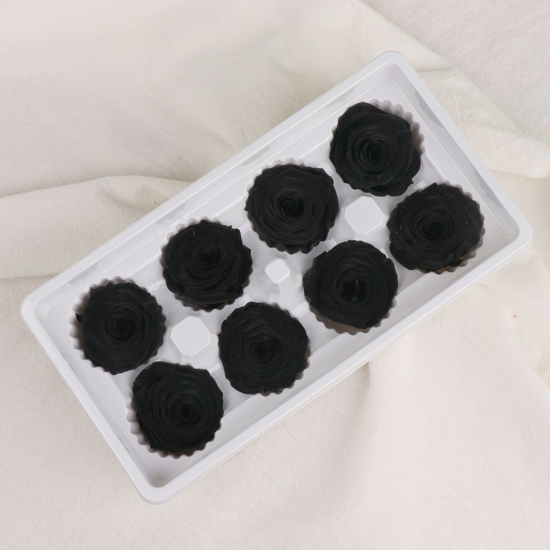 Clase A negro 4-5cm-8 flores/caja