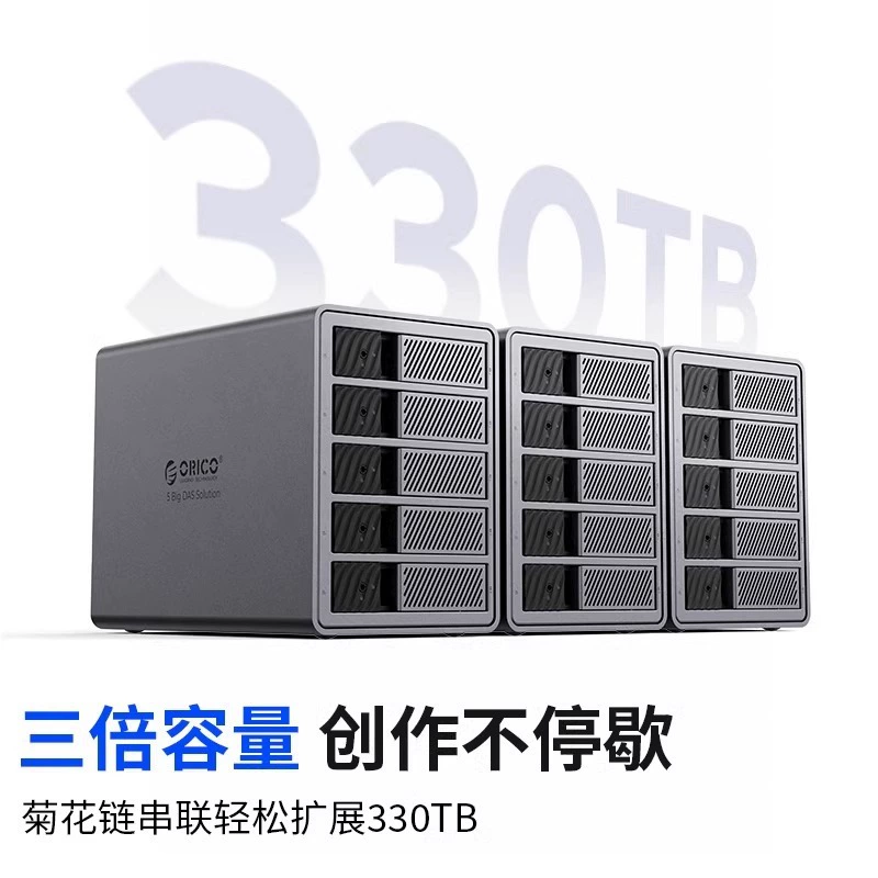 ORRE 9858T3 Лайтнинг 3 Корпус для HDD пять-диск внешний корпус для жесткого диска RAID-массива 40 Гбит/с